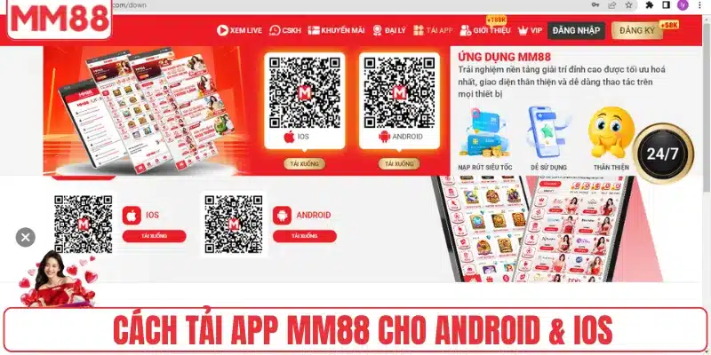 Tải App 2 Cách tải app MM88 cho Android & iOS